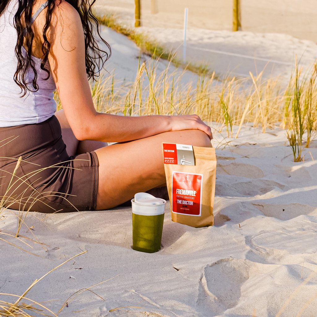Fremantle product range on beach walkway