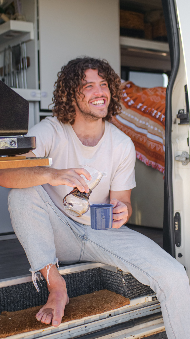 Closeup brewing detail shot