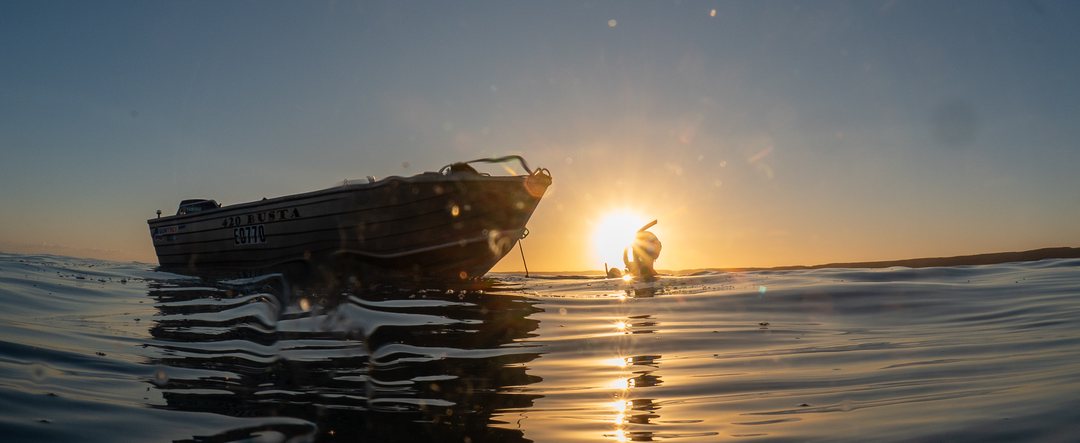 Immersive lifestyle moment in natural environment